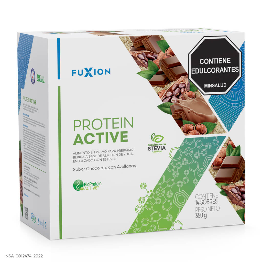 PROTEIN ACTIVE - CHOCOLATE CON AVELLANAS - FUXION