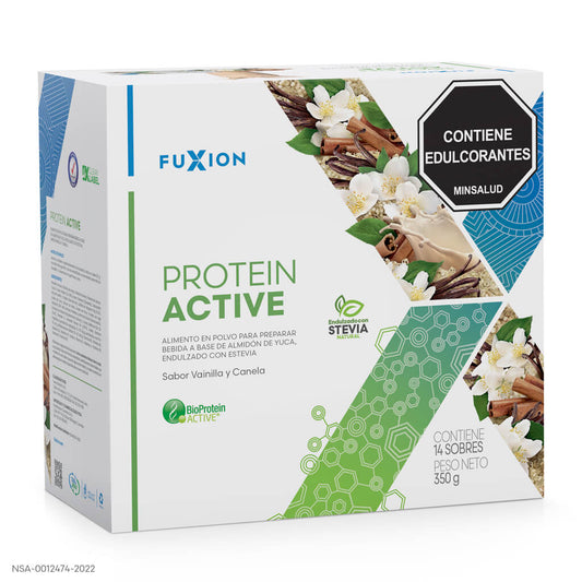 PROTEIN ACTIVE - VAINILLA Y CANELA - FUXION