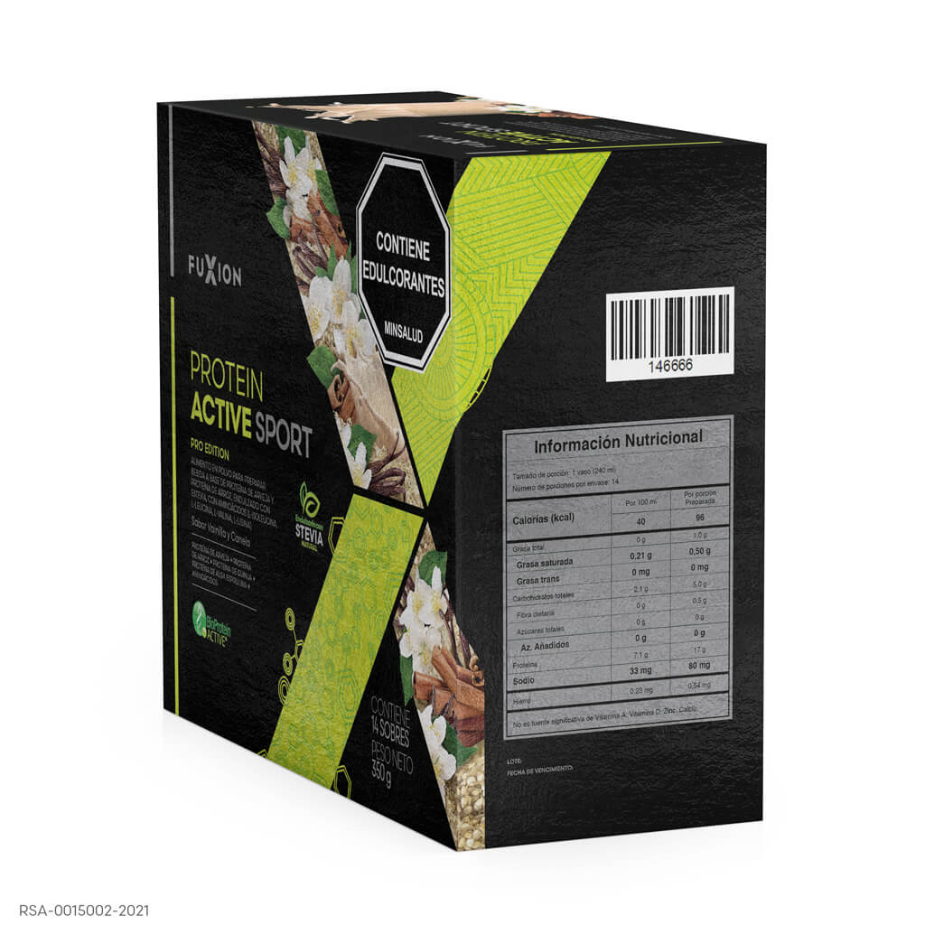 PROTEIN ACTIVE SPORT VAINILLA & CANELA